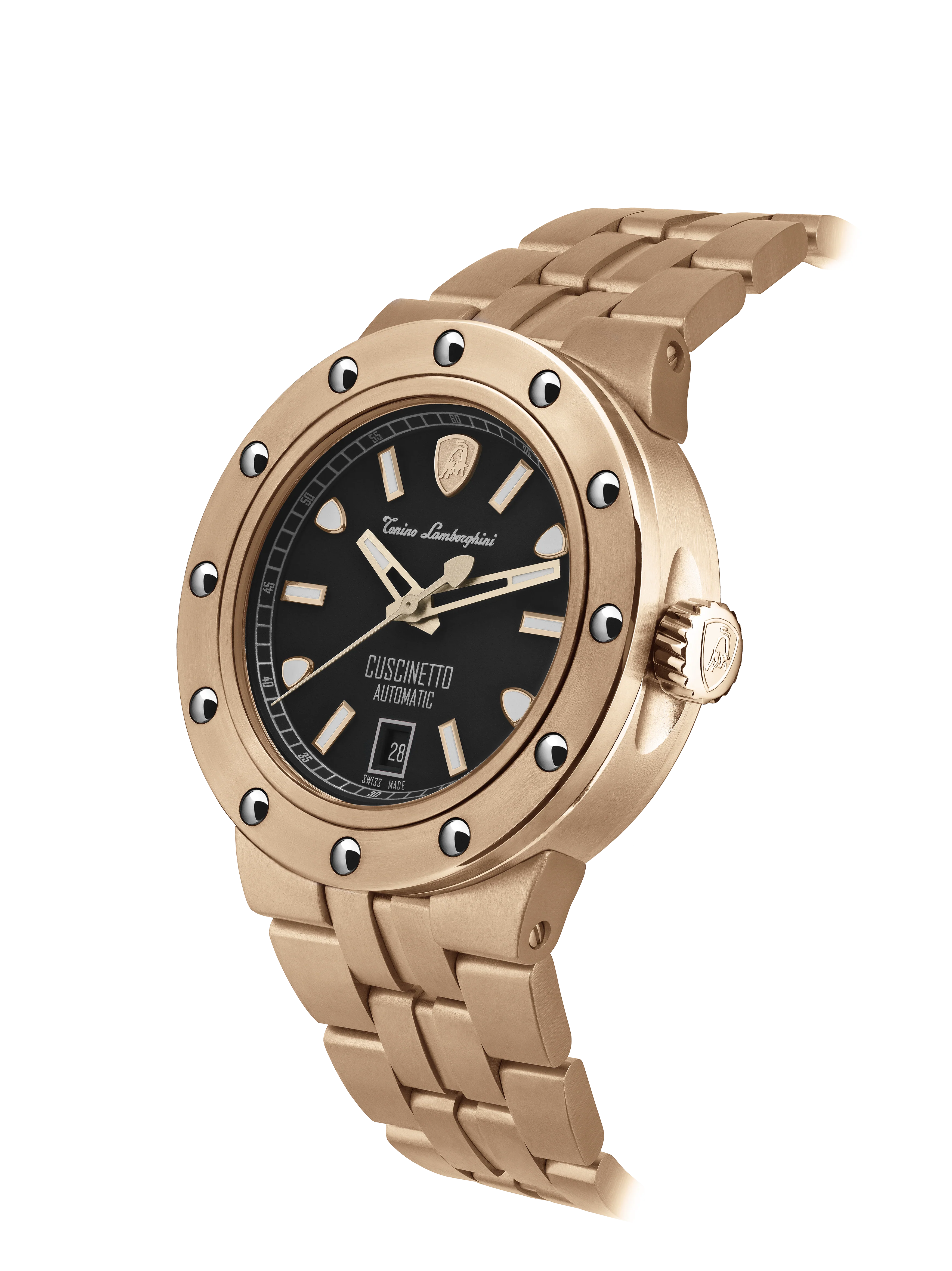 Cuscinetto With Bracelet Rose Gold / Black - Image 2