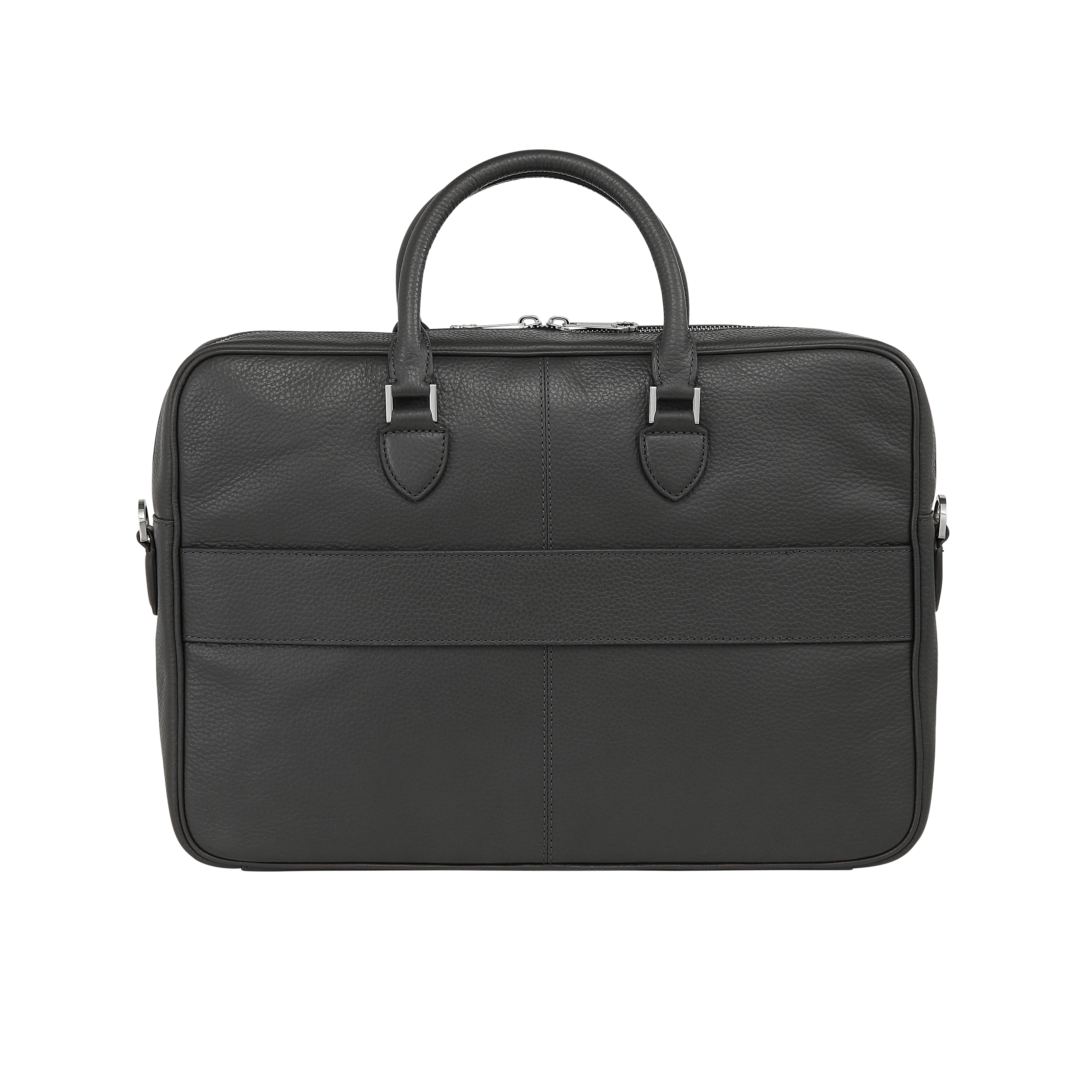 Double Handle Briefcase one compartment Velocità Anthracite / Black - Image 2