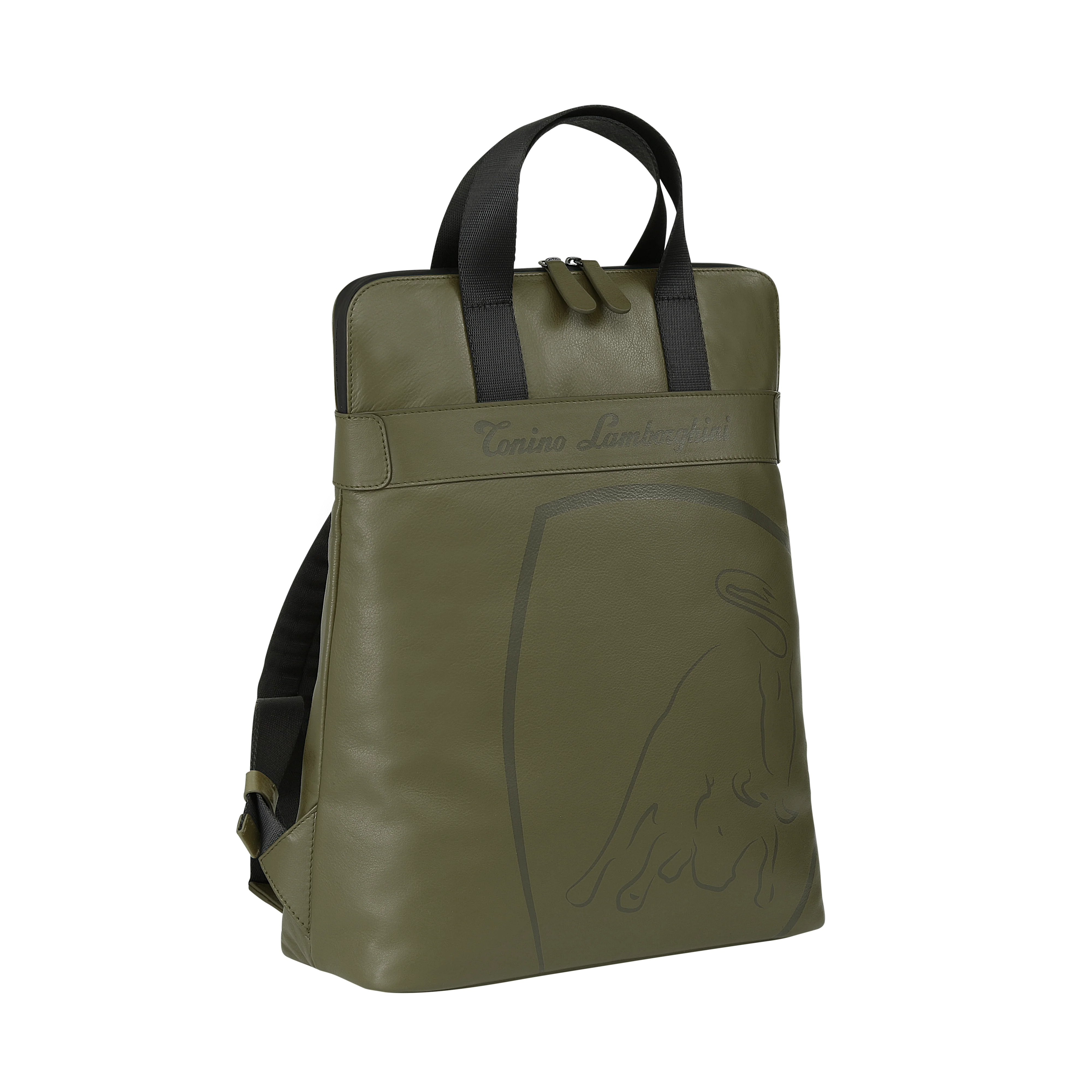 Double use Tote/Backpack Street Bull Military Green - Image 3