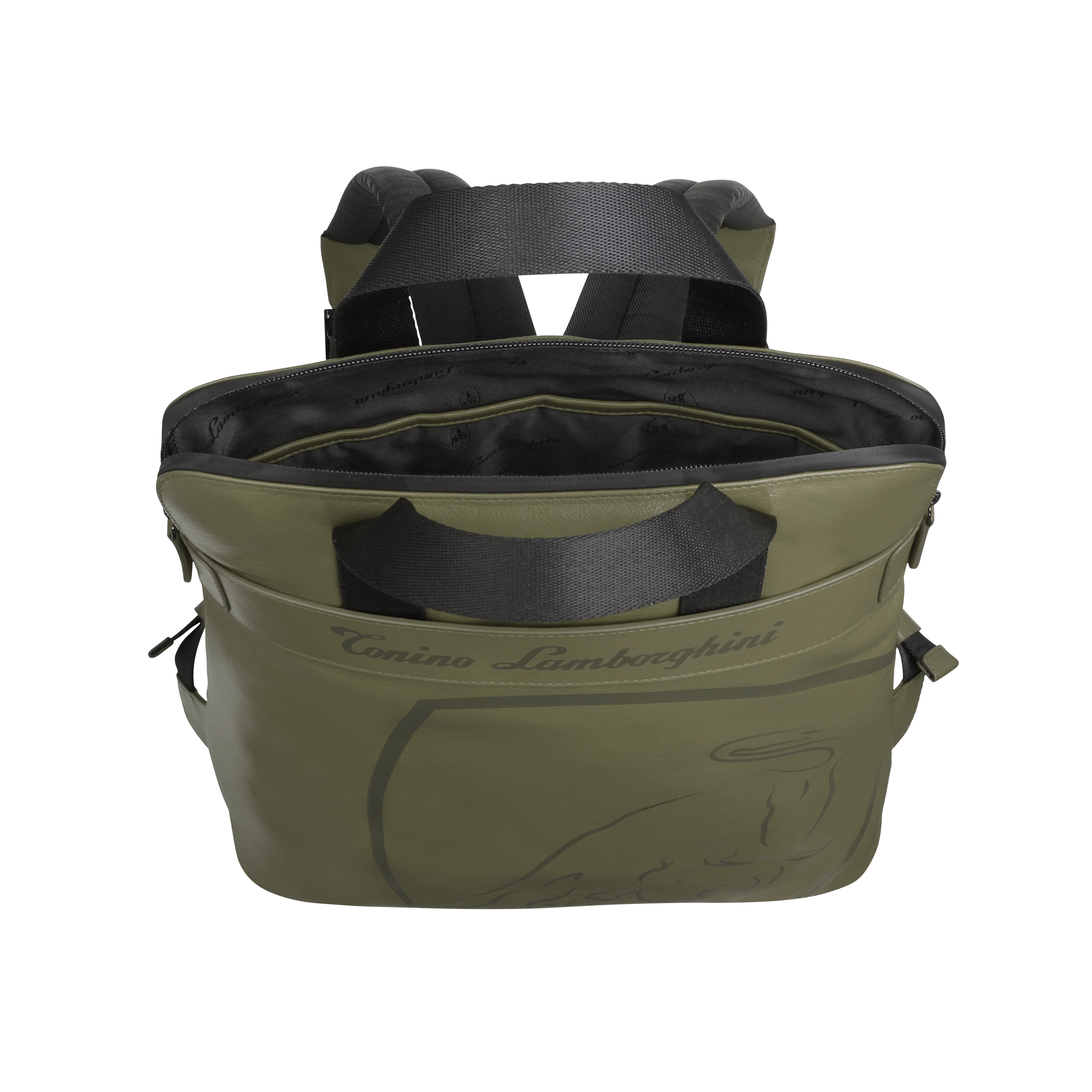 Double use Tote/Backpack Street Bull Military Green - Image 4