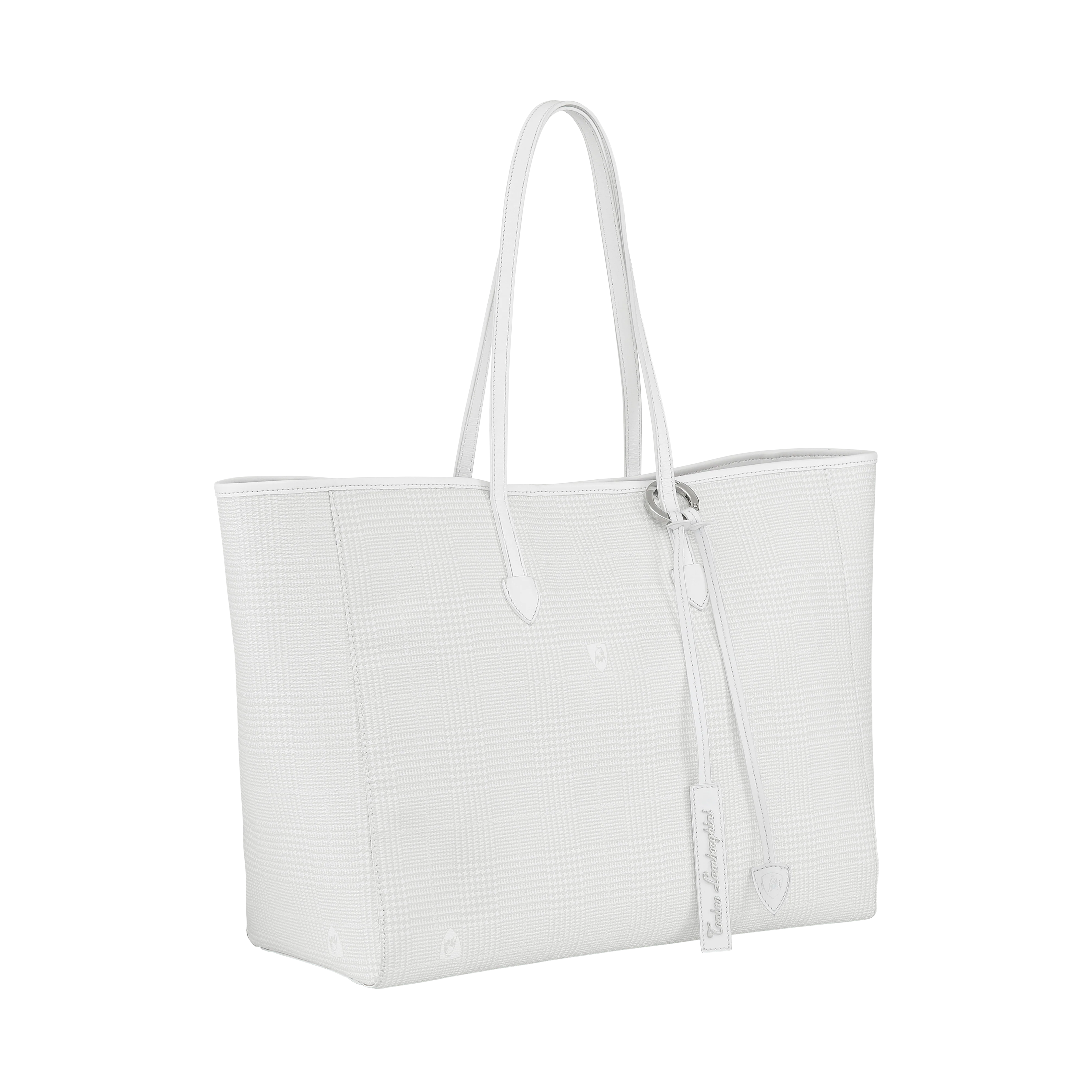 Large shopper bag Day by Day White Galles / Fuchsia - Image 4