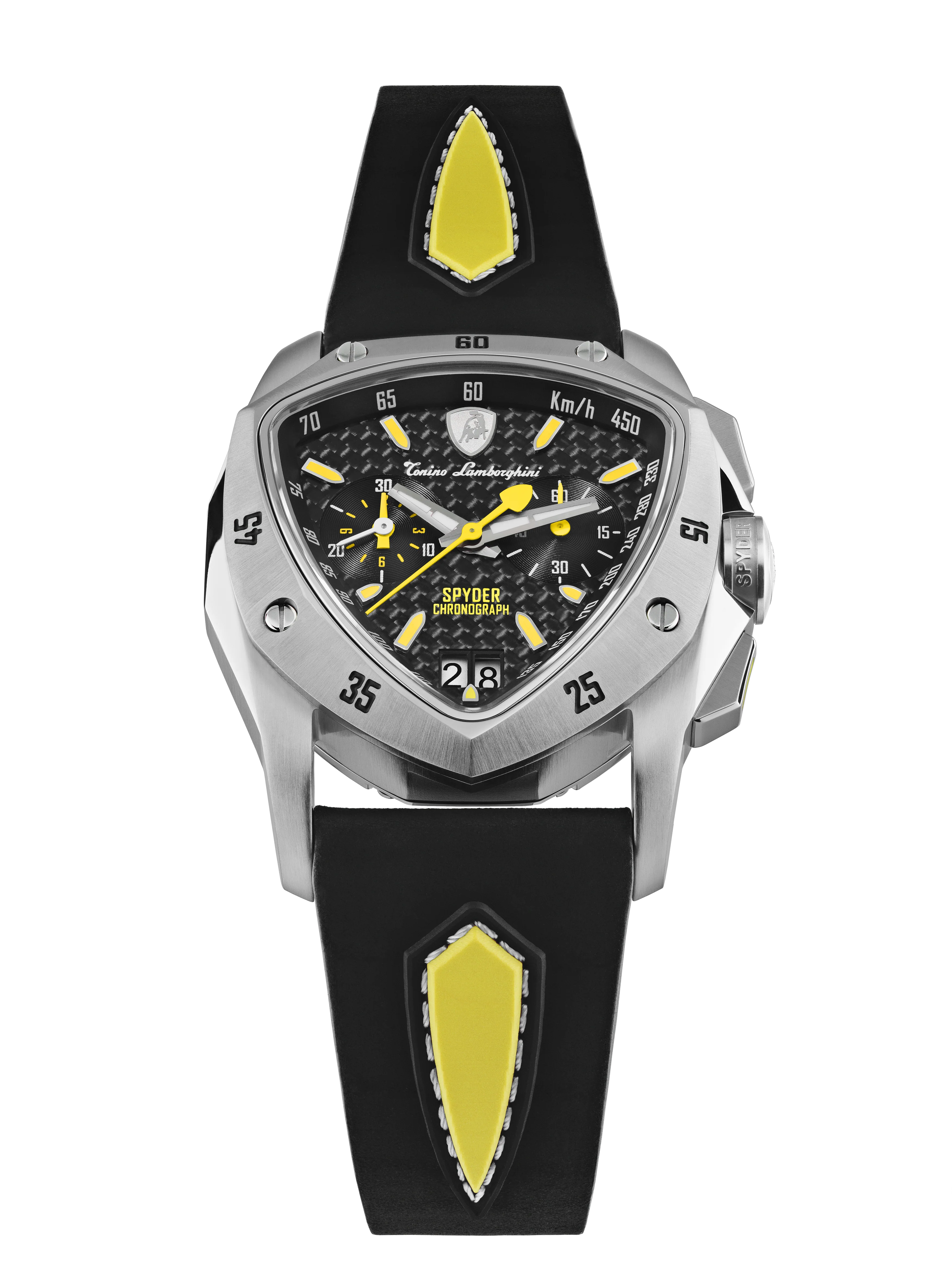 New Spyder Chronograph Silver / Yellow - Image 4