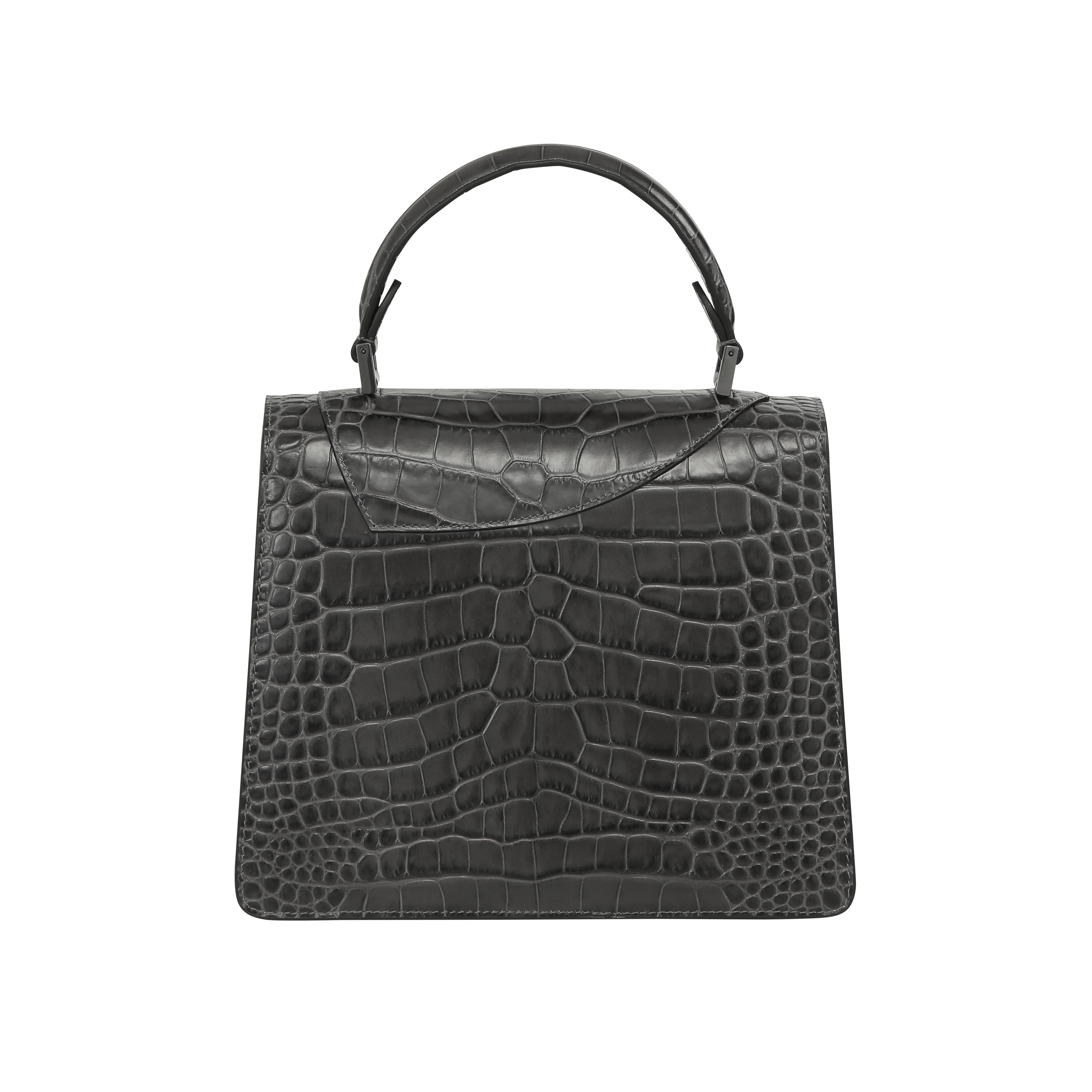 Shield Top Handle Bag Anthracite - Image 2