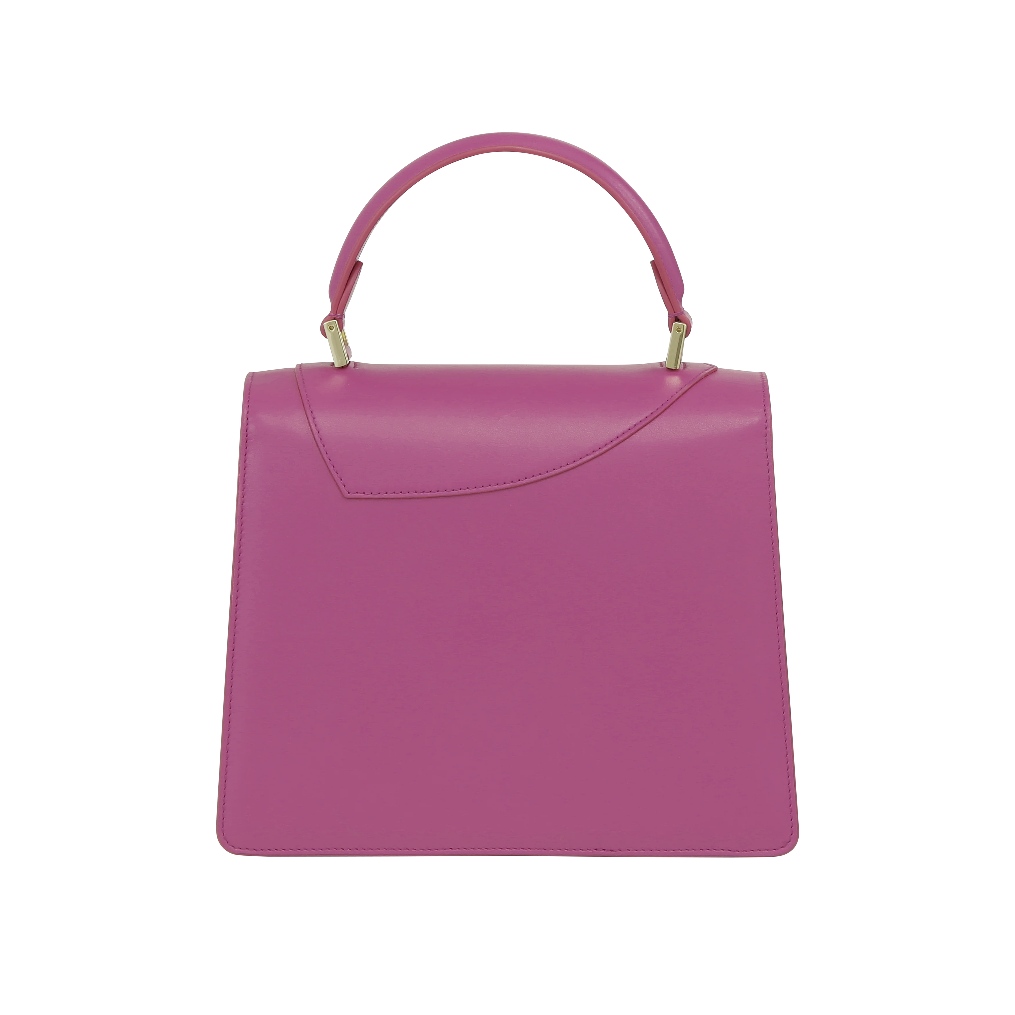 Shield Top Handle Bag Fuchsia - Image 3