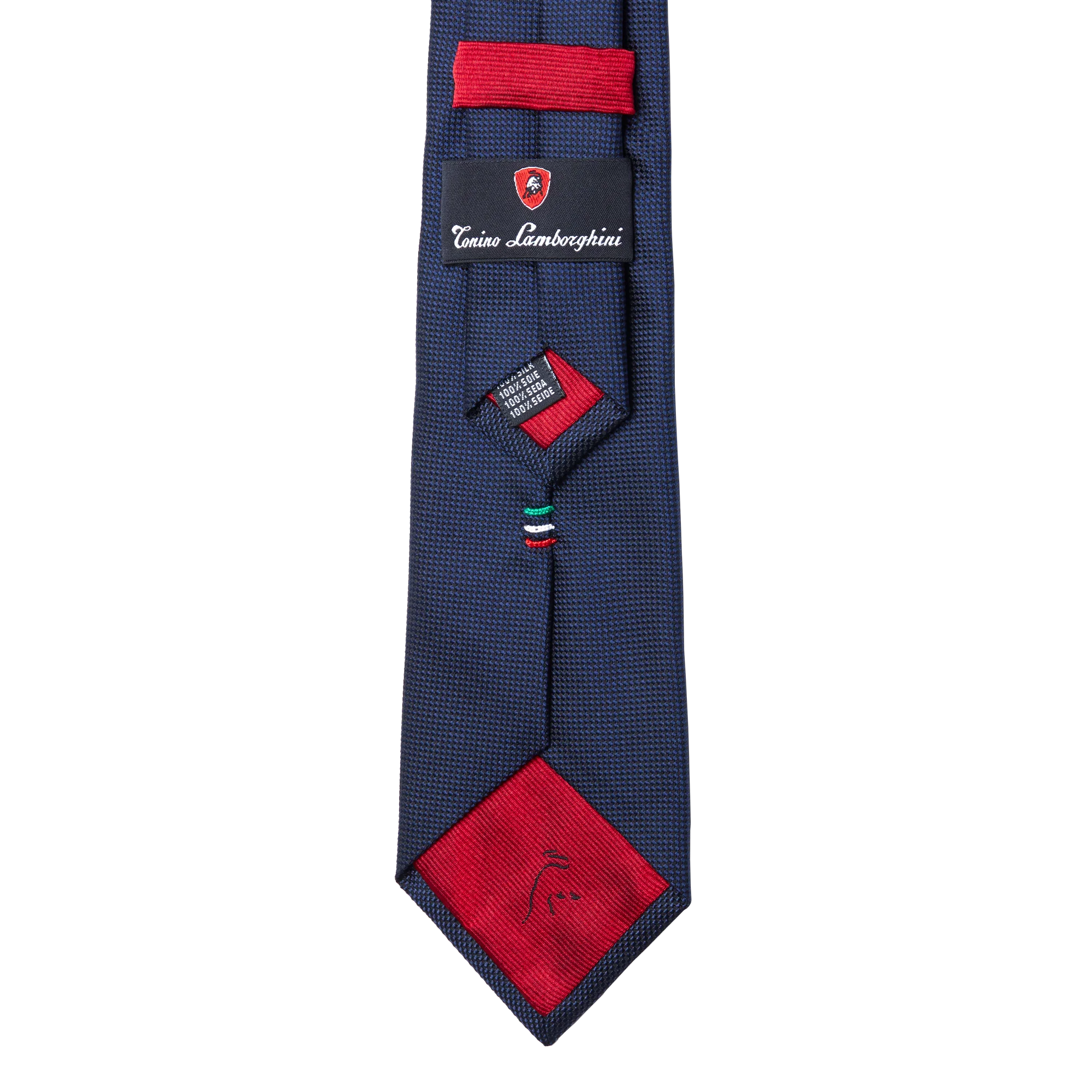 Silk embroidered tailor-made tie - Image 3