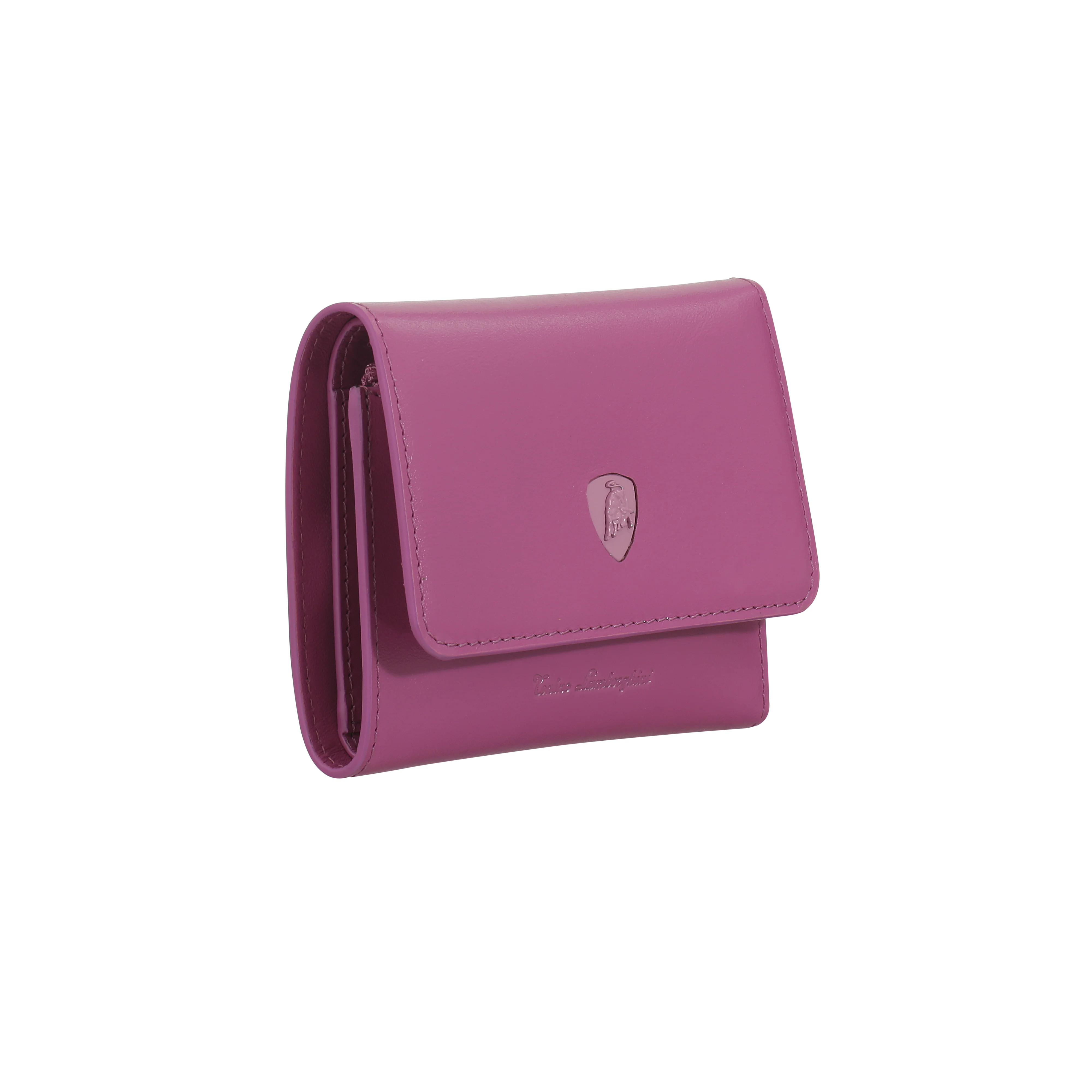 Small Flap Wallet Shield Fuchsia - Image 3