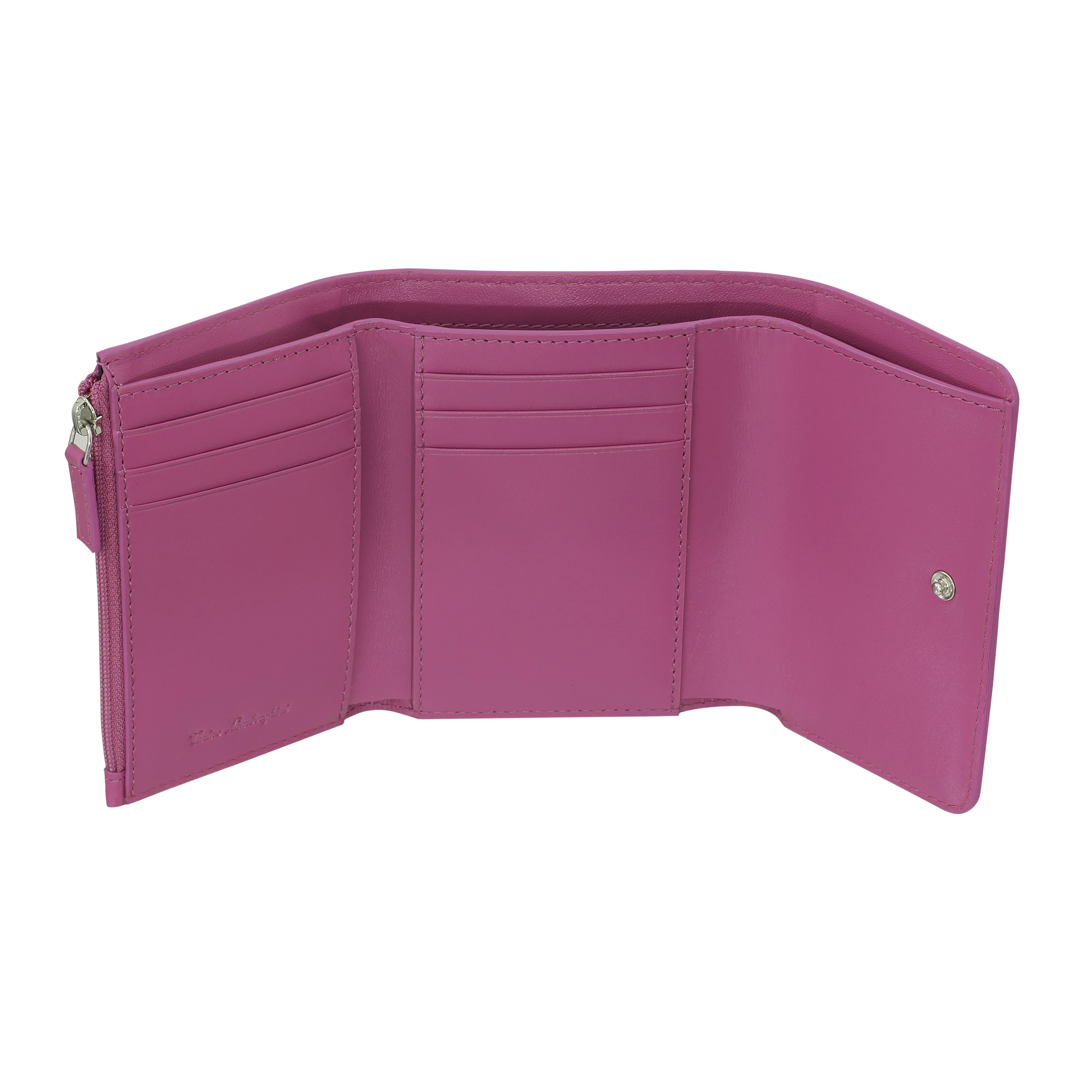 Small Flap Wallet Shield Fuchsia - Image 4