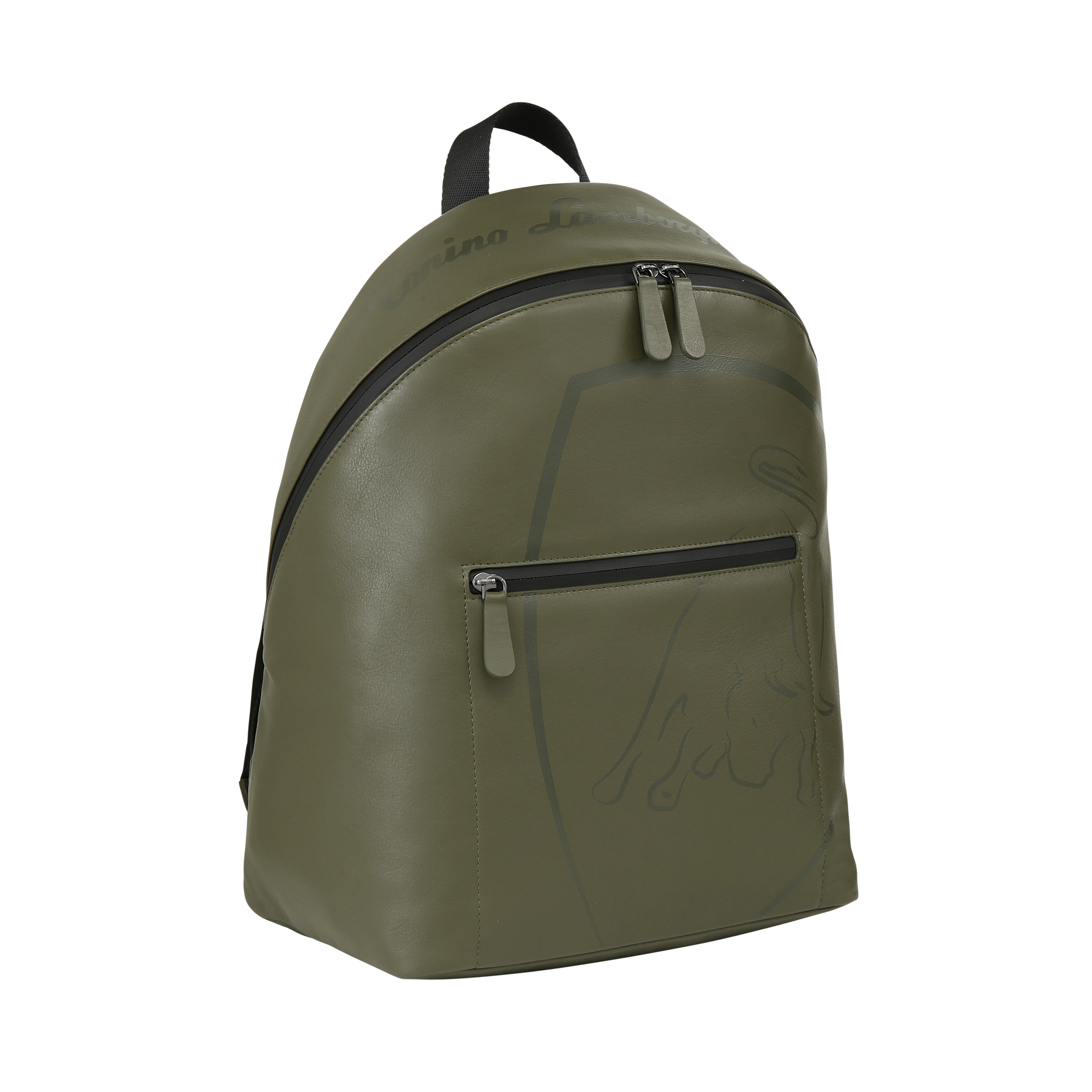 Soft Backpack Street Bull Military Green - Image 3