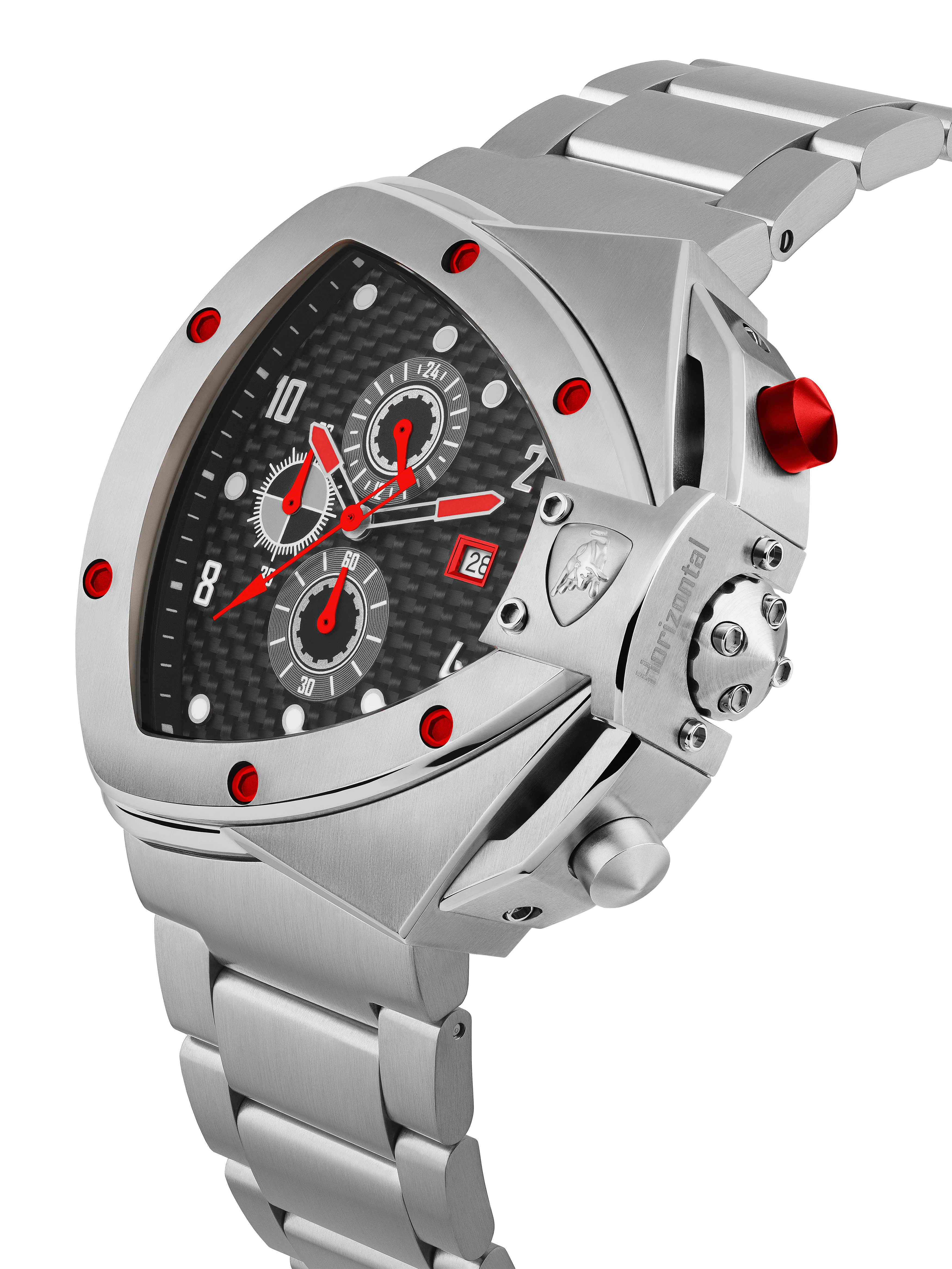 Spyder H Sliver / Red - Image 2