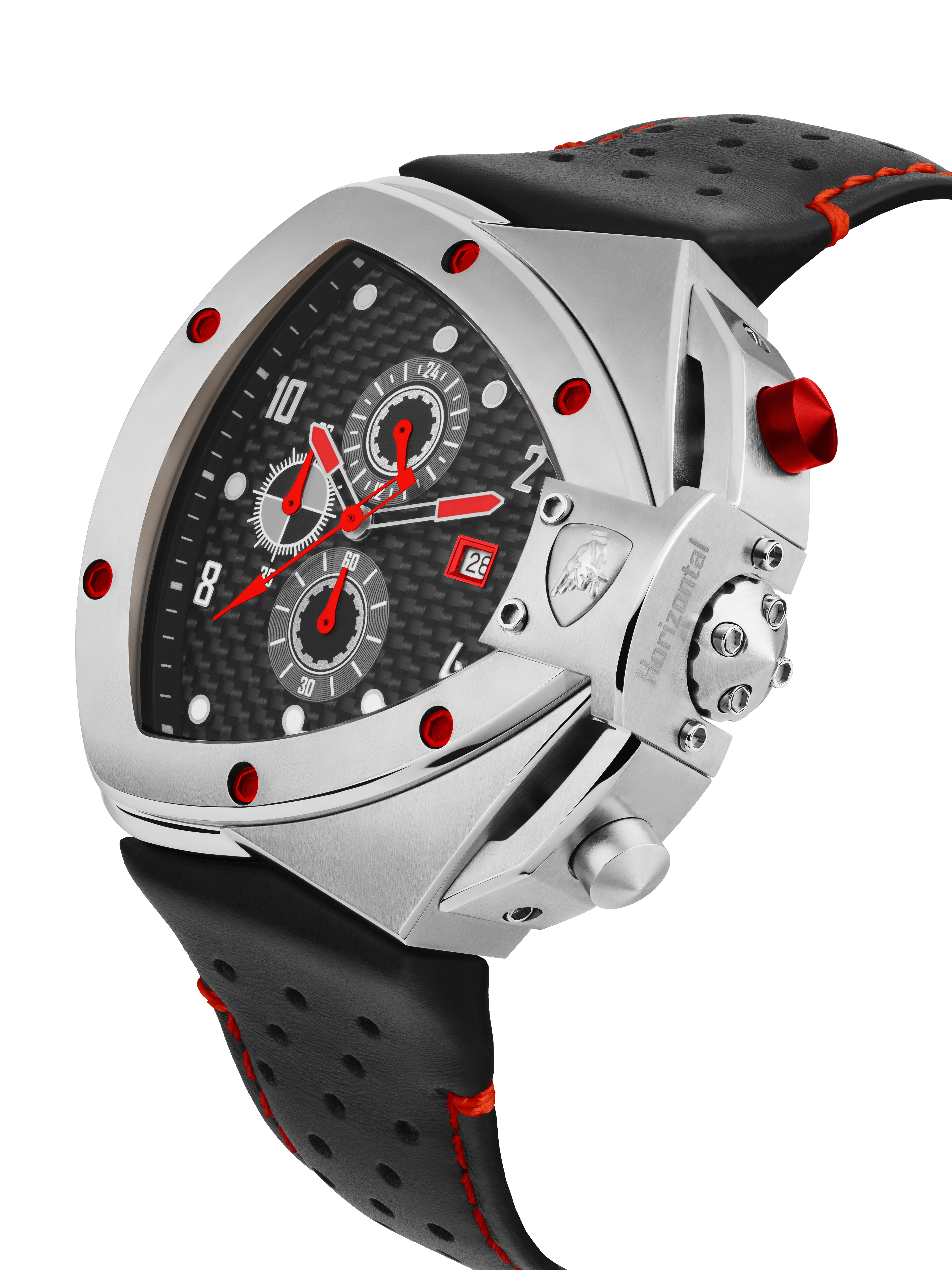 Spyder H Sliver / Red - Image 2