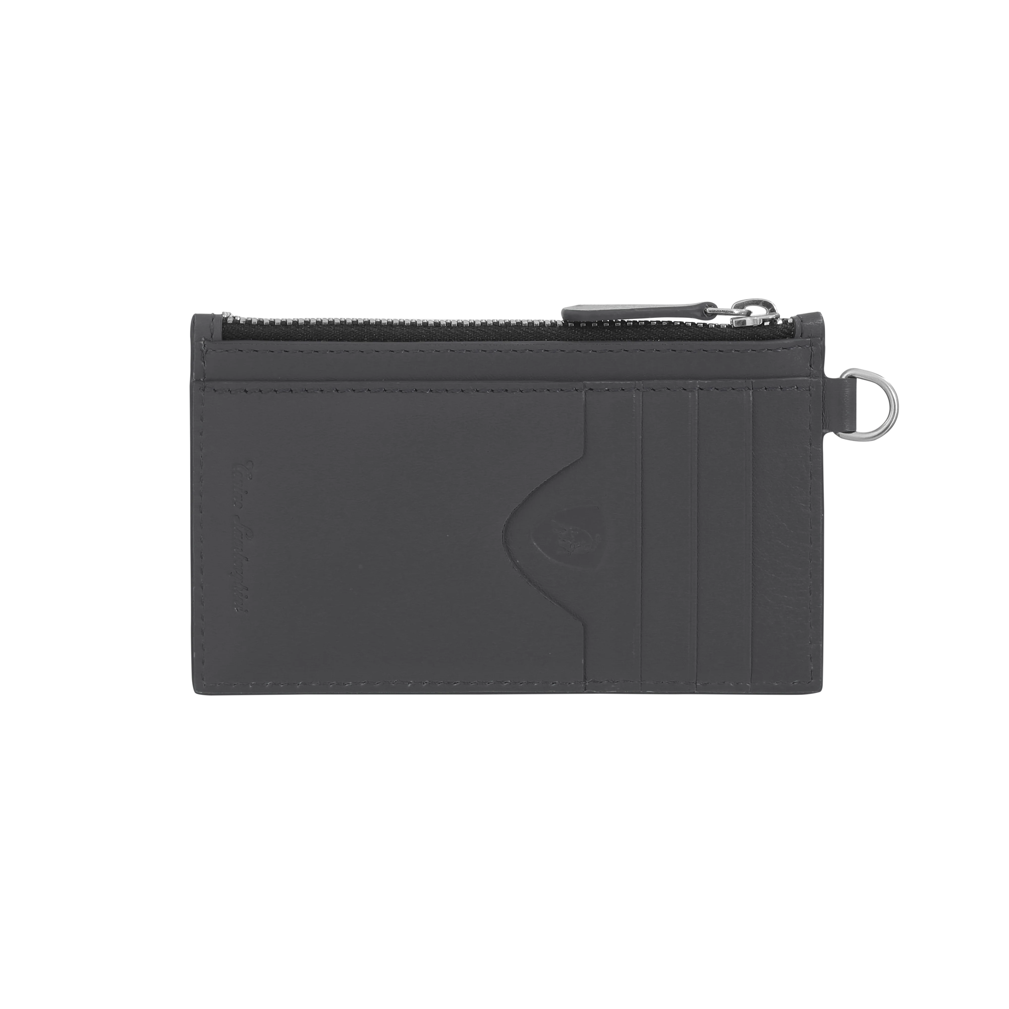 Zip Card Holder + Neck Strap Mediterraneo Black - Image 2
