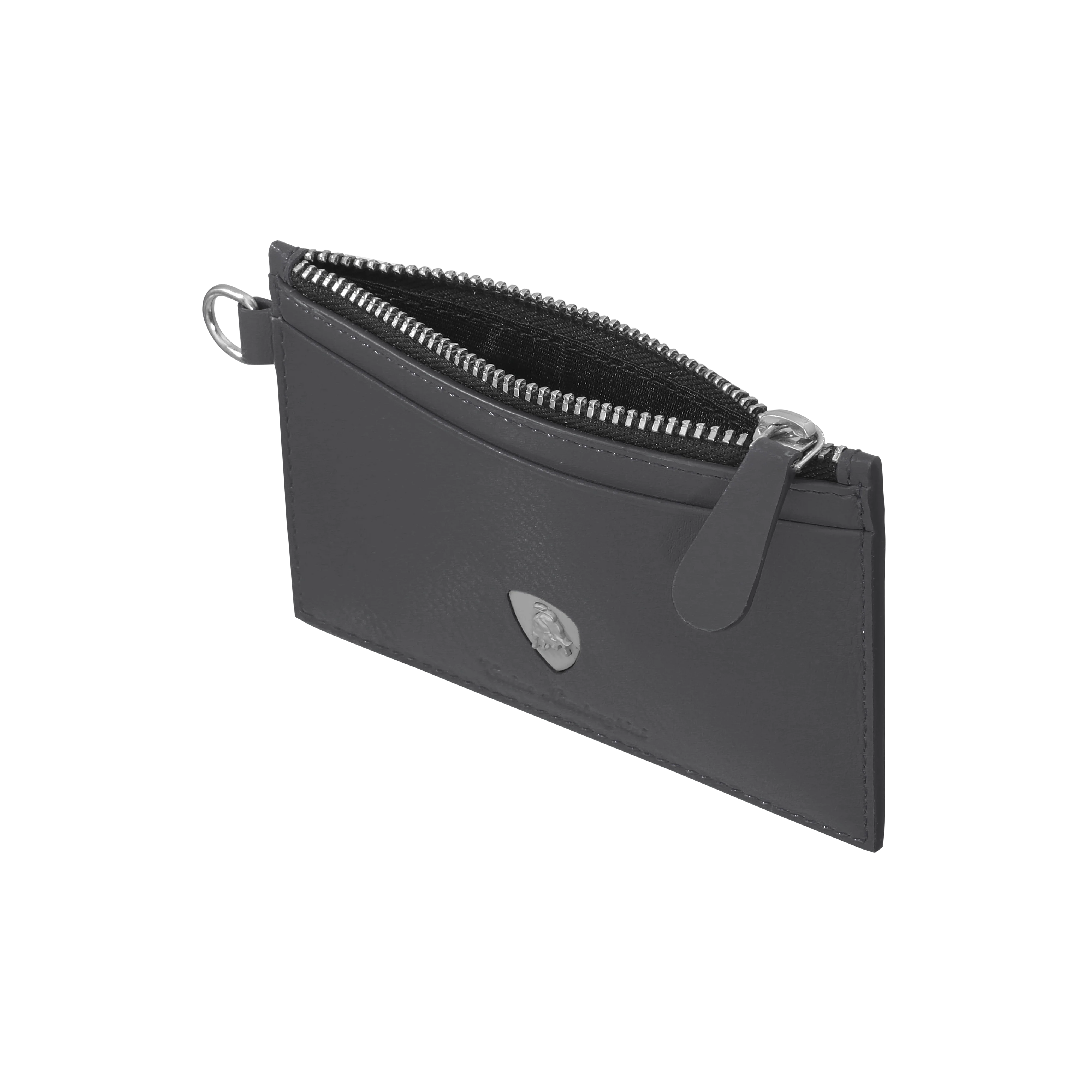Zip Card Holder + Neck Strap Mediterraneo Black - Image 3